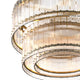 VALENCIA 2 Layer Round Large Modern Style K9 Crystal Chandelier Aged Brass 18* E14 base - 7Pandas Australia