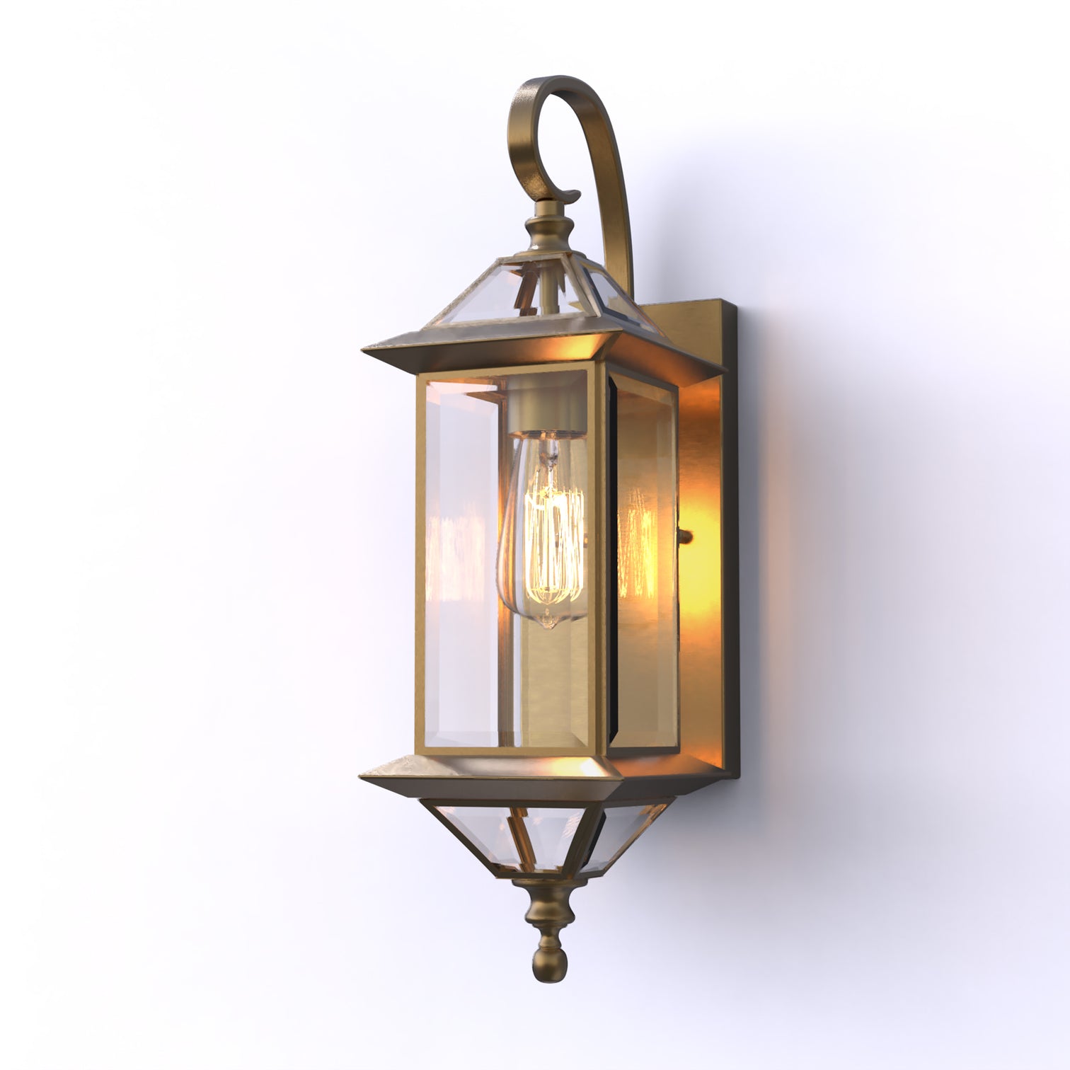 GRANDE Solid Copper Outdoor Exterior Lighting Fixture IP44 Weather Proof Lantern - 7Pandas Australia