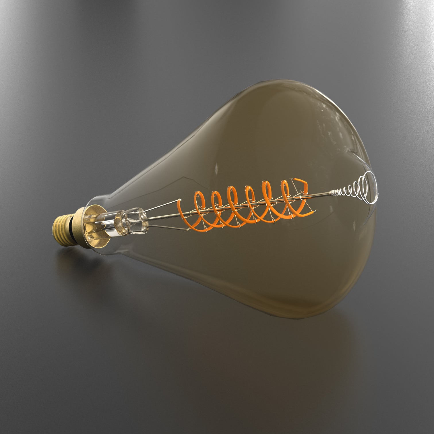 ST164 Dimmable LED Decorative Oversized Edison Bulbs 8W 300LM 2200K Warm White (40W Equivalent) Amber Glass CRI90 - 7Pandas Australia