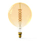G200 Dimmable LED Decorative Oversized Edison Bulbs 8W 300LM 2200K Warm White (40W Equivalent) Amber Glass CRI90 - 7Pandas Australia