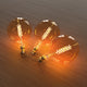 G200 Dimmable LED Decorative Oversized Edison Bulbs 8W 300LM 2200K Warm White (40W Equivalent) Amber Glass CRI90 - 7Pandas Australia