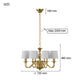 Castilla 8-Light Contemporary French Country Solid Copper Chandelier 8*E14 - 7Pandas Australia