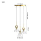 LISBON Modern Glass Pendant Light Kitchen Island designer Aged Brass E27 - 7Pandas Australia