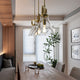 Lisbon Modern Glass Pendant Light Kitchen Island designer Aged Brass E27 - 7Pandas Australia