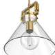 Lisbon Modern Glass Pendant Light Kitchen Island designer Aged Brass E27 - 7Pandas Australia