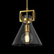 LISBON Modern Glass Pendant Light Kitchen Island designer Aged Brass E27 - 7Pandas Australia
