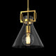 Lisbon Modern Glass Pendant Light Kitchen Island designer Aged Brass E27 - 7Pandas Australia