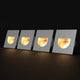 4X LED Aluminium Wall Recessed LED Stair Step Light 1W Warmwhite 3000k - 7Pandas Australia