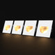 4X LED Aluminium Wall Recessed LED Stair Step Light 1W Warmwhite 3000k - 7Pandas Australia