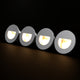 4X LED Aluminium Wall Recessed LED Stair Step Light 1W Warmwhite 3000k - 7Pandas Australia