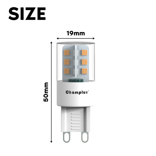 LED G9 Bulb Capsule Shape Non-Dimmable 3W Warmwhite