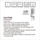 LED G9 Bulb Capsule Shape Non-Dimmable 3W Warmwhite - 7Pandas Australia