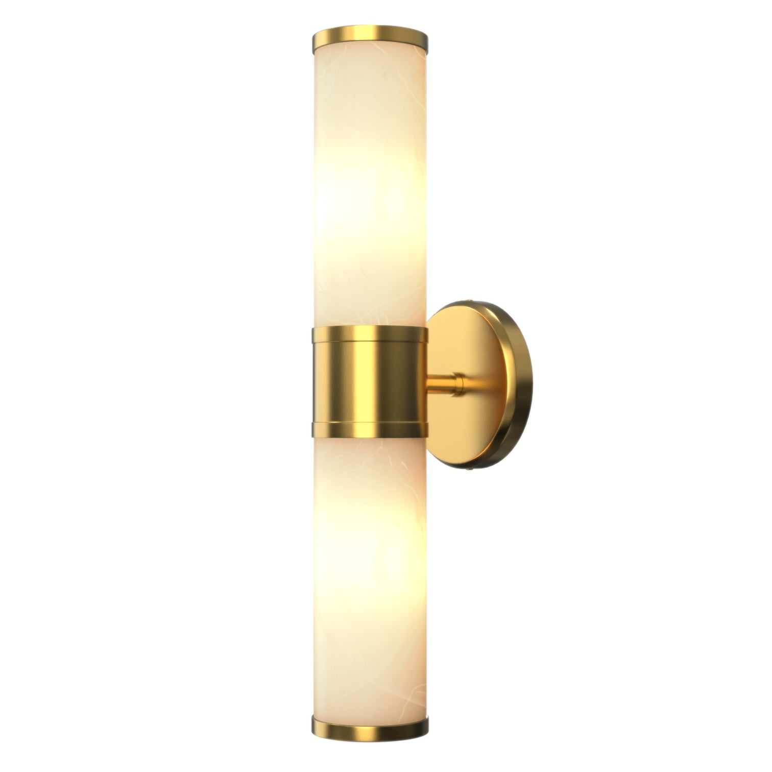 VASCO Interior Marble Modern Style Up Down Wall Light 2*E14 Aged Brass - 7Pandas Australia