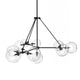 Bubble Large Contemporary Round Glass Ball Crystal Chandeliers 10*G9 Lamp base - 7Pandas Australia