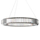 RING Modern Style Round Crystal Chandelier Pendant Light tri-color Dimmable - 7Pandas Australia