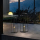 SORRENTO Modern Outdoor Candle Lantern Home Deco Patio Matt Black - 7Pandas Australia
