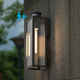 MOSCOW Exterior Outdoor Light motion sensor Matt Black IP44 with LED Bulb Dimmable - 7Pandas Australia