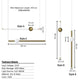 AFFINITY LED Contemporary Nordic Style Pendant Light Ceiling Type 60W 3000K Aged Brass - 7Pandas Australia