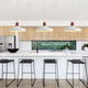 NASA Nordic Contemporary Pendant light Matt White E27 - 7Pandas Australia