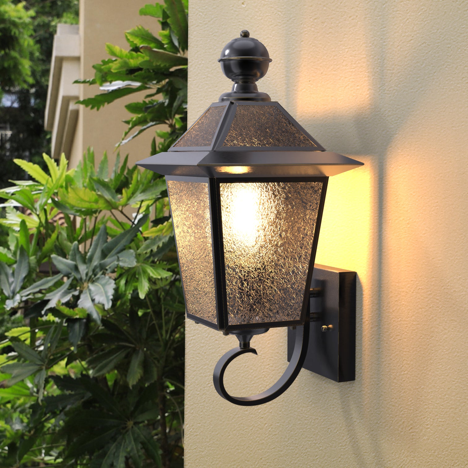 SUSIE Solid Copper Exterior Outdoor Wall Light Matt Black E27 - 7Pandas Australia