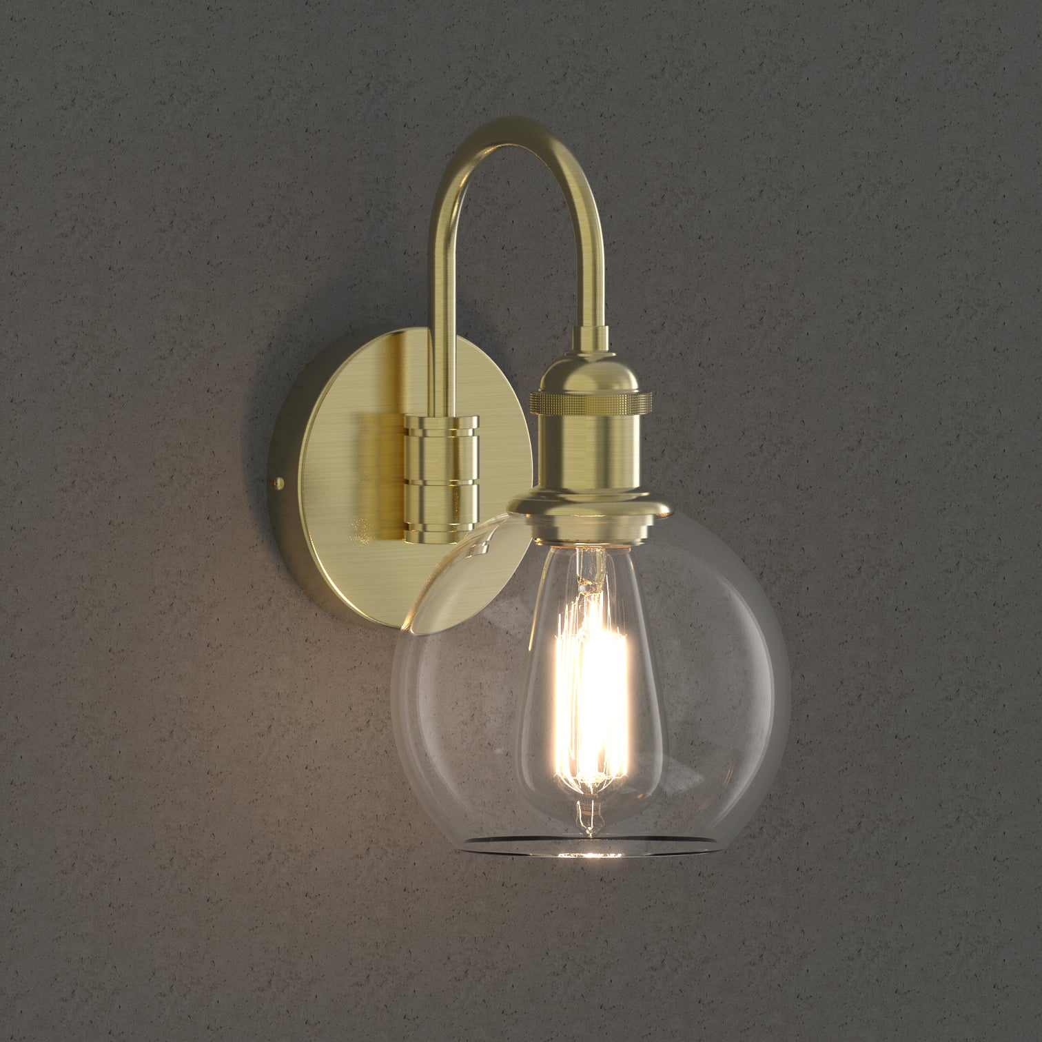 Oculus 2PACK Modern Indoor Ball Type Interior Wall Light Clear Glass - 7Pandas Australia