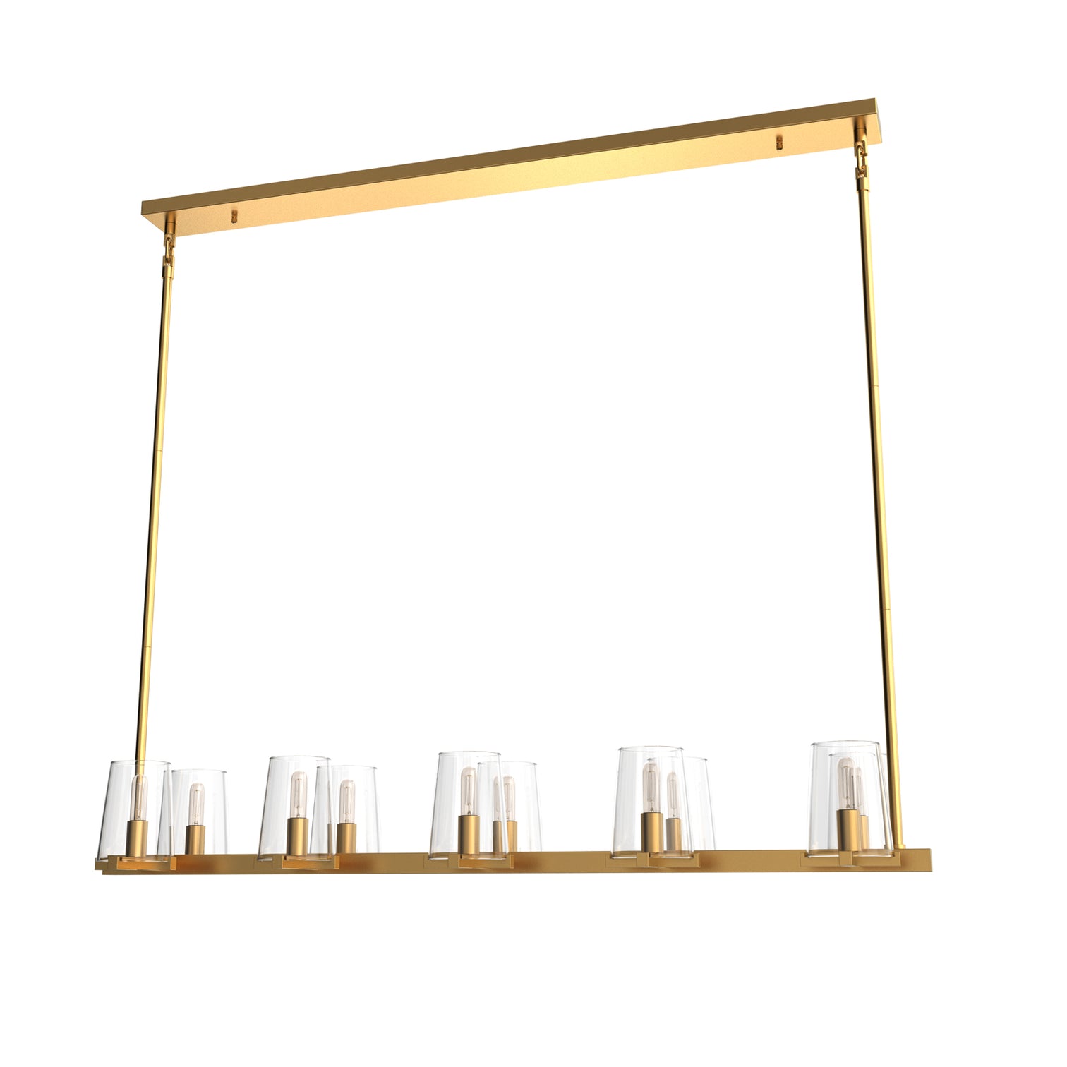 CANOVA 1250mm Length 10-Lights Modern Design Crystal Chandelier - 7Pandas Australia