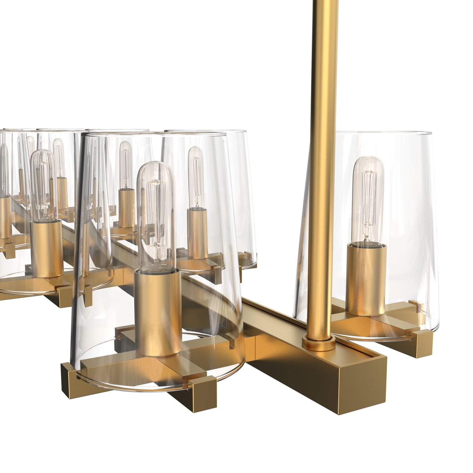 CANOVA 1250mm Length 10-Lights Modern Design Crystal Chandelier - 7Pandas Australia