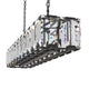 ALLYSON Rectangle 1350mm Length 18-Lights Contemporary Design K9 Crystal Chandeliers - 7Pandas Australia