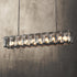 ALLYSON Rectangle 1350mm Length 18-Lights Contemporary Design K9 Crystal Chandeliers