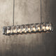 ALLYSON Rectangle 1350mm Length 18-Lights Contemporary Design K9 Crystal Chandeliers - 7Pandas Australia