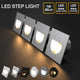 4X LED Aluminium Wall Recessed LED Stair Step Light 1W Warmwhite 3000k - 7Pandas Australia