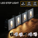 4X LED Aluminium Wall Recessed LED Stair Step Light 1W Warmwhite 3000k w/driver - 7Pandas Australia