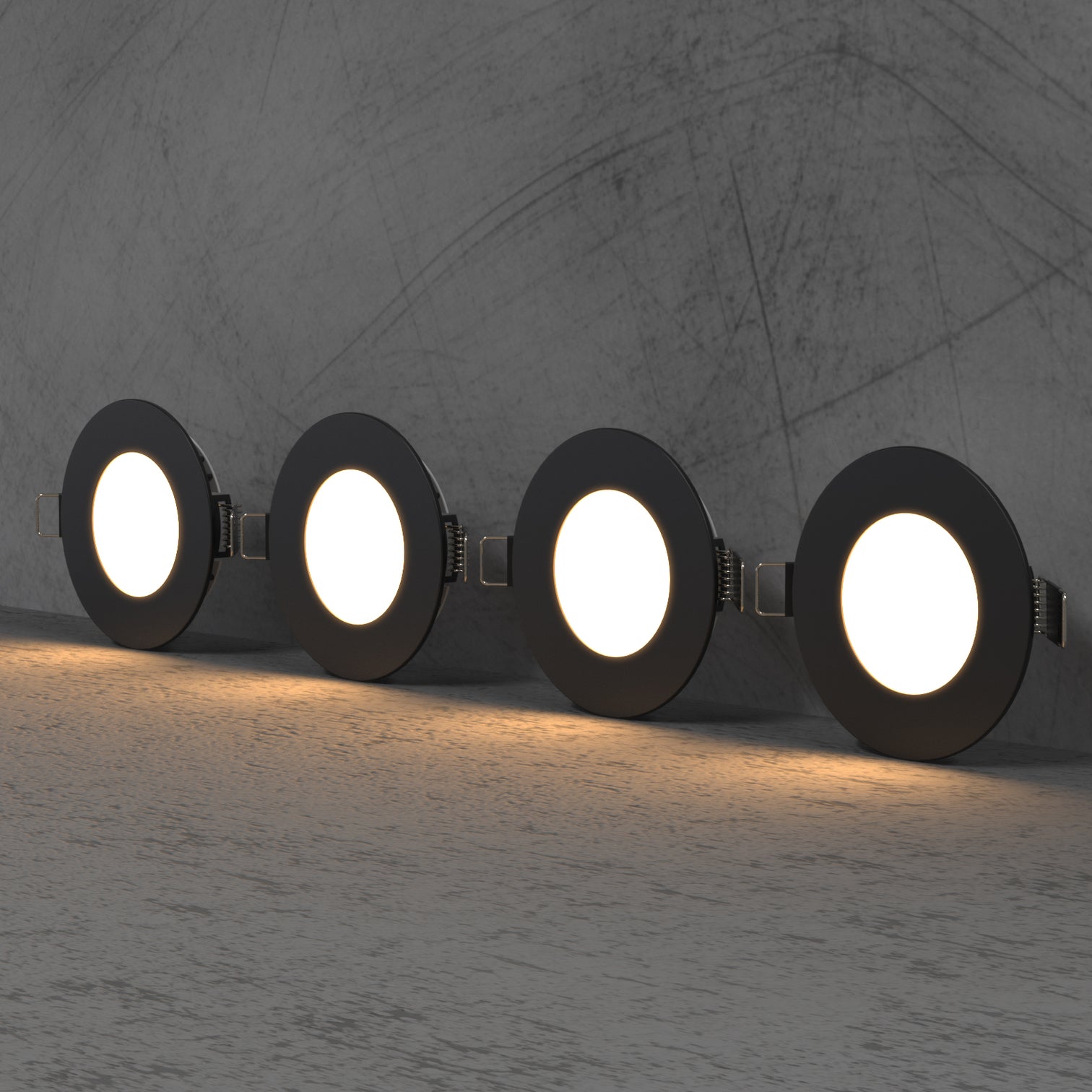 4X LED Aluminium Recessed Stair Step Light 3W with driver - 7Pandas Australia