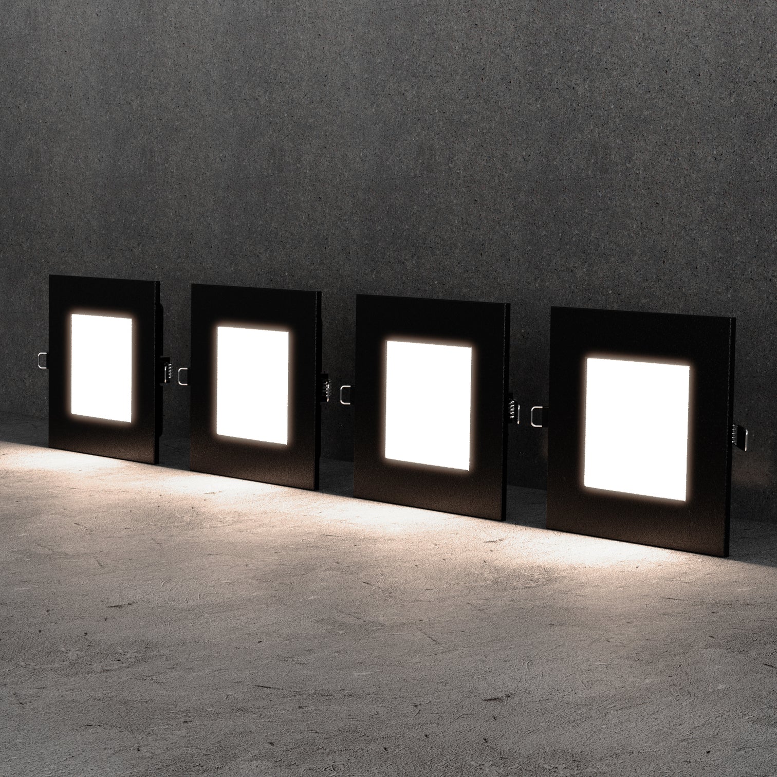 4X LED Aluminium Recessed Stair Step Light 3W with driver - 7Pandas Australia