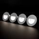 4X LED Aluminium Wall Recessed LED Stair Step Light 1W Warmwhite 3000k - 7Pandas Australia