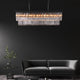 TERRANCE Modern Rectangle K9 Clear Crystal Chandeliers Kitchen Dinning Room - 7Pandas Australia