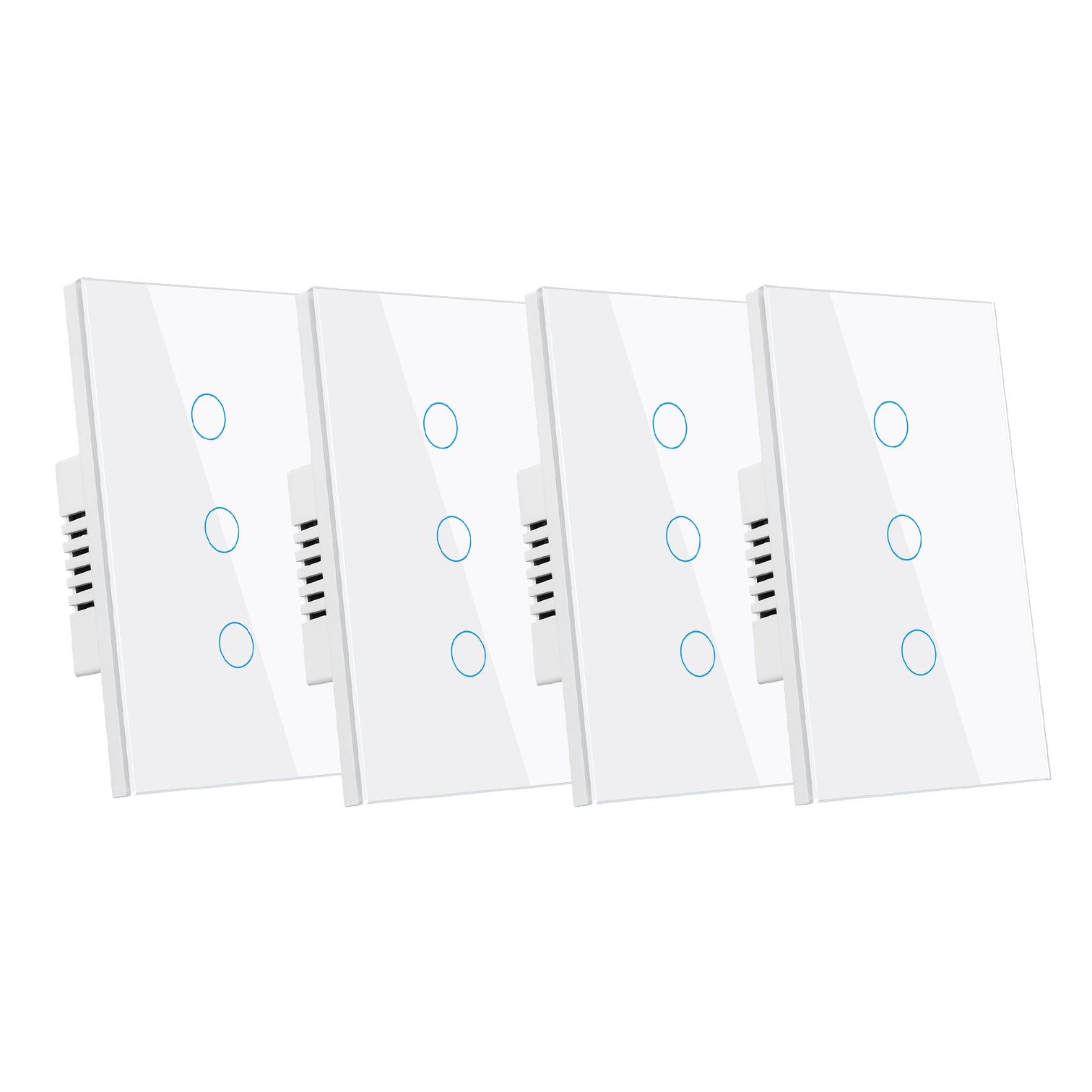 WiFi Smart Wall Touch Light Switch Phone Control Compatible with iOS and Android Alexa Echo and Google Assistant - 7Pandas Australia