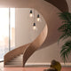 Peny 6-Lights Modern Style Glass Pendant Light Chandeliers Living Room - 7Pandas Australia