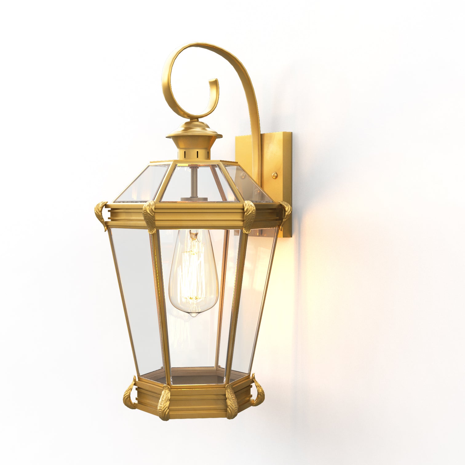 SARAH Solid Copper Outdoor Exterior Lighting Lantern Fixture IP44 Weather Proof - 7Pandas Australia