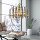 MELODY Contemporary K9 Crystal Chandelier with Ultra-Clear Crystal Glass with a solid frame - 7Pandas Australia