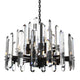 MELODY Contemporary K9 Crystal Chandelier with Ultra-Clear Crystal Glass with a solid frame - 7Pandas Australia