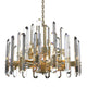 MELODY Contemporary K9 Crystal Chandelier with Ultra-Clear Crystal Glass with a solid frame - 7Pandas Australia