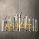 MELODY Contemporary K9 Crystal Chandelier with Ultra-Clear Crystal Glass with a solid frame - 7Pandas Australia