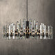 MELODY Contemporary K9 Crystal Chandelier with Ultra-Clear Crystal Glass with a solid frame - 7Pandas Australia