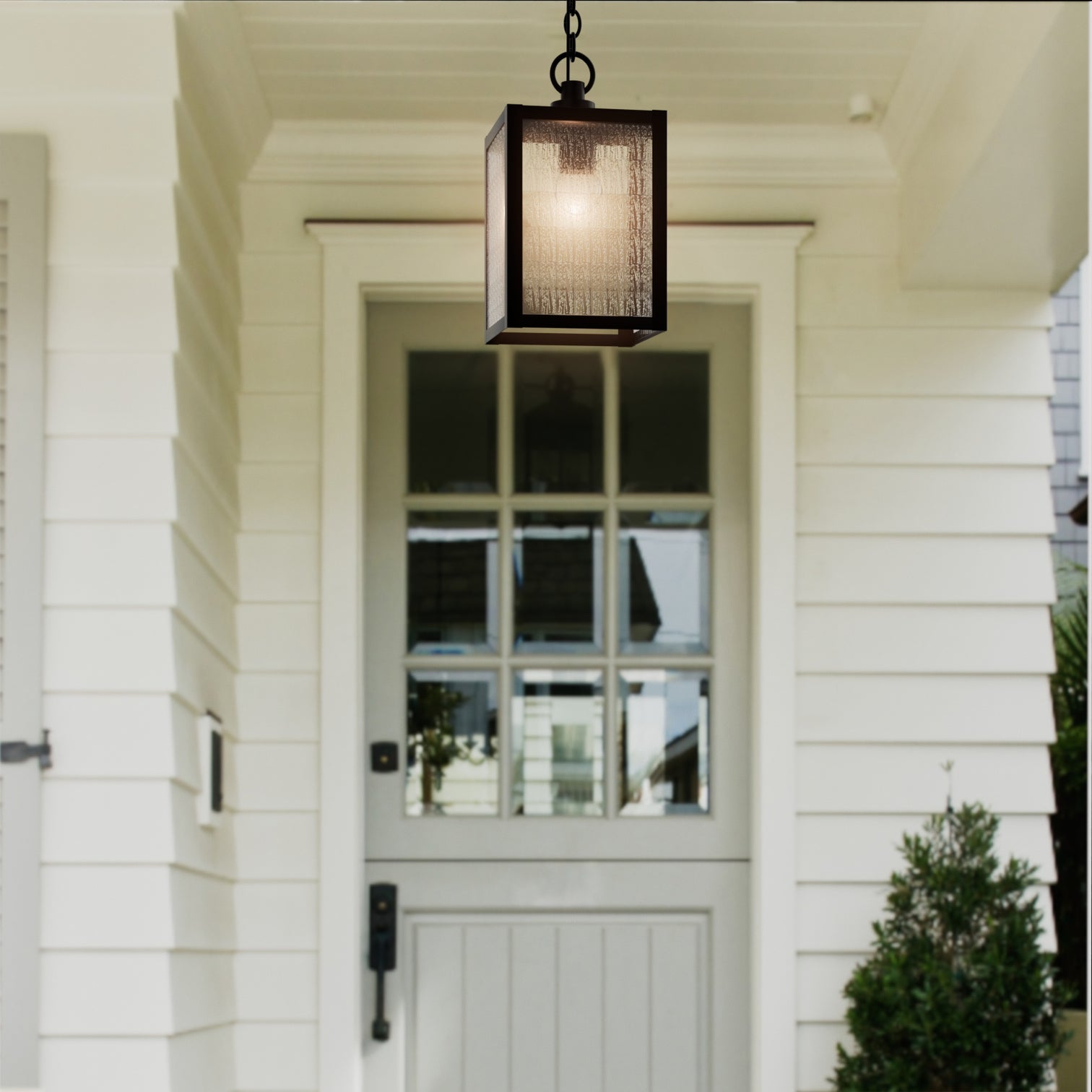 ARENA Outdoor Pendant Light for Porch Light with Adjustable Chain Doorway Front Door Exterior Hanging Lantern - 7Pandas Australia