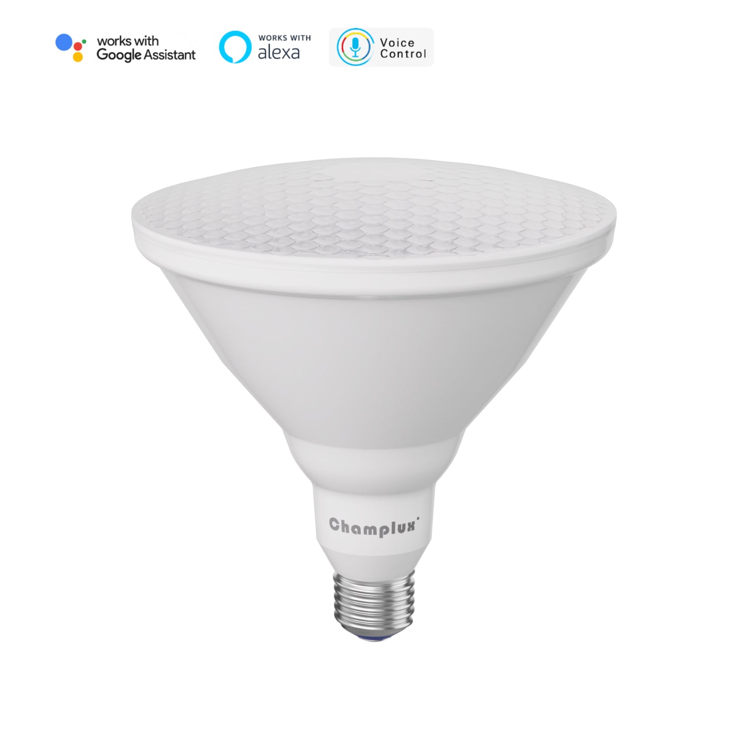 LED Smart PAR38 Alexa Compatible WiFi Color Changing Outdoor Flood Light 12W, RGB Tunable White CCT, Dimmable with Alexa & Google Assistant 2Pack - 7Pandas Australia