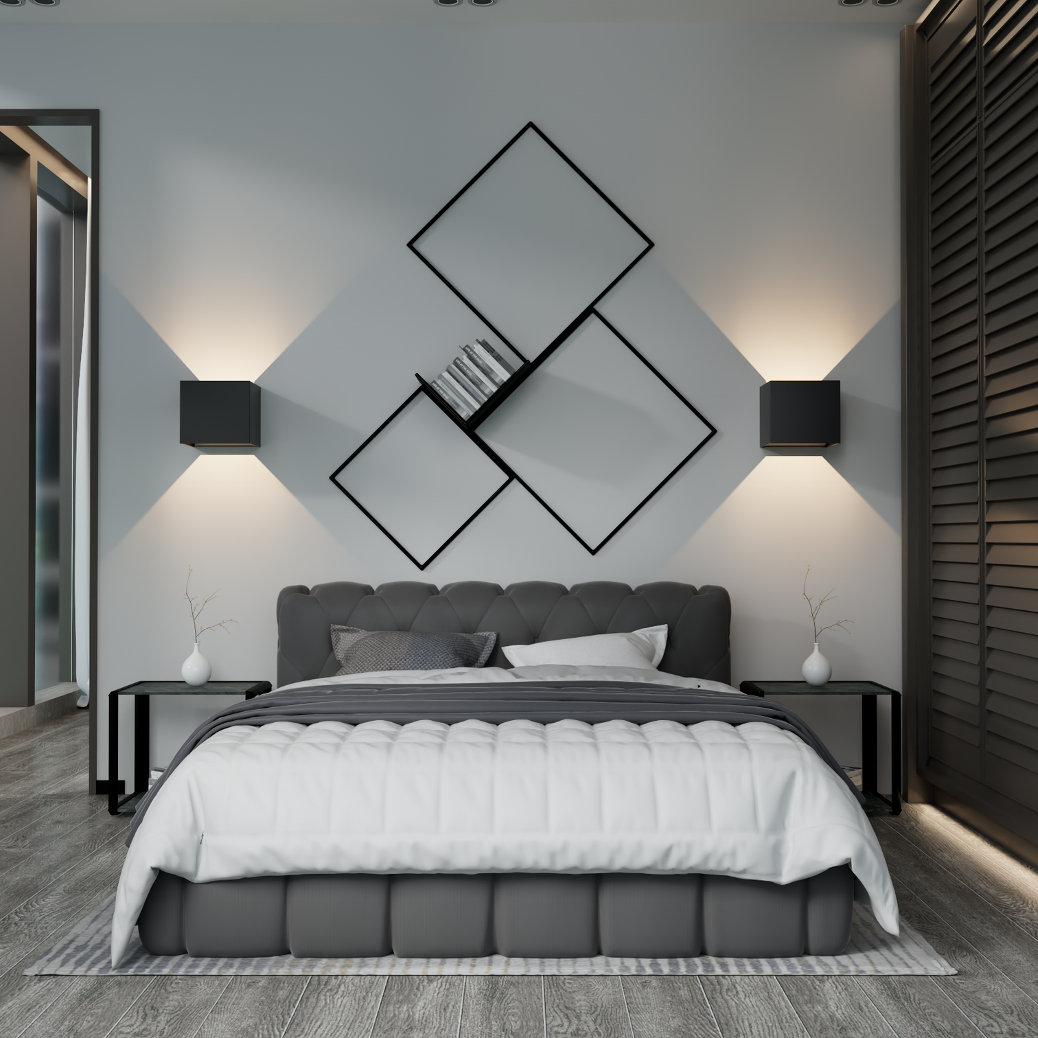 AUX Outdoor LED Wall Light 5+5W 3000K Up and Down Adjustable IP65 - 7Pandas Australia