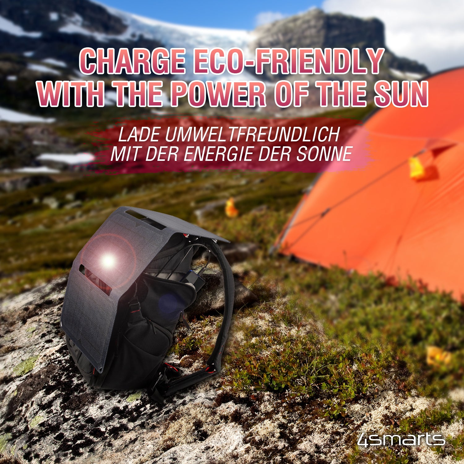 Solar Panel VoltSolar 20W with Dual USB-A Connector black - 7Pandas Australia