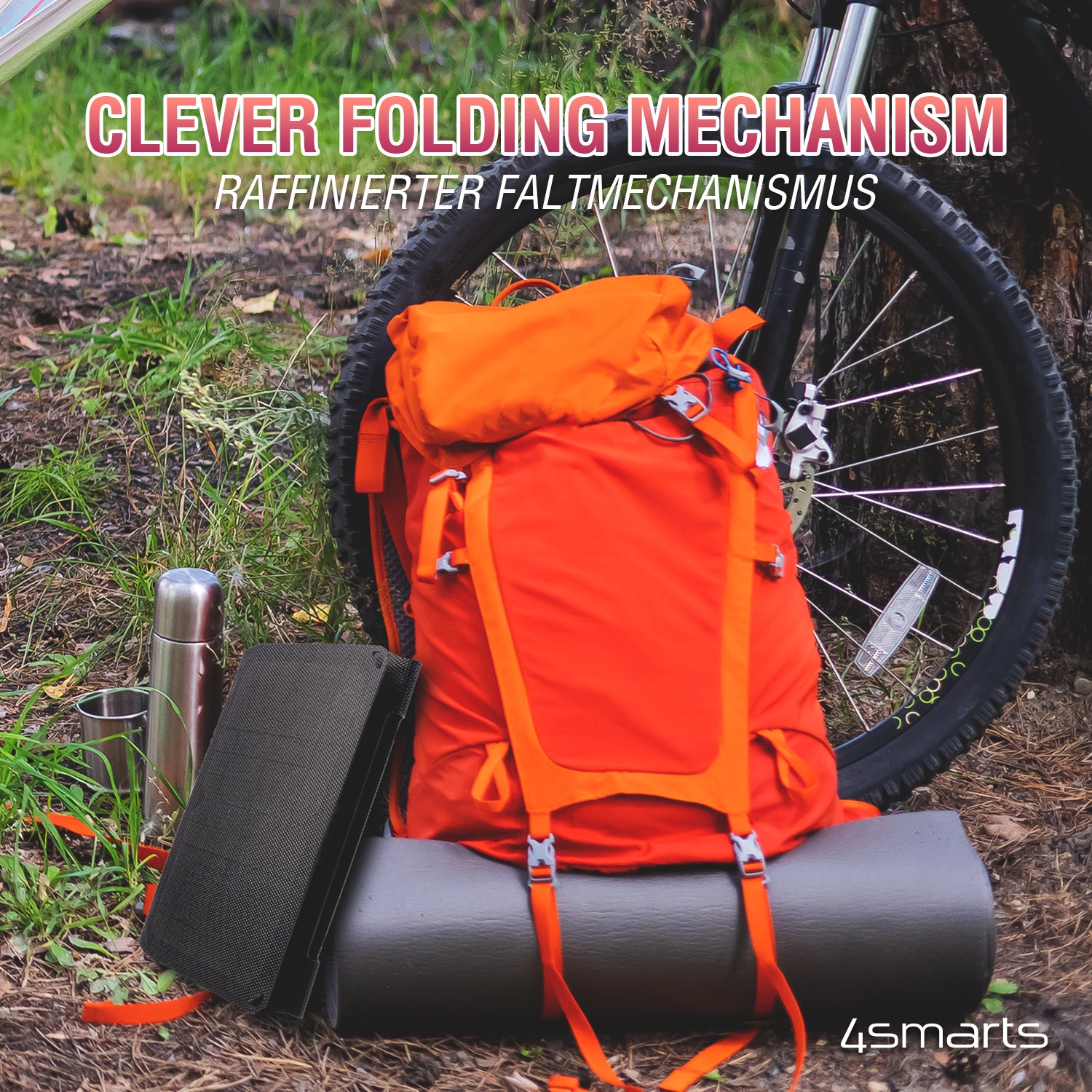 Solar Panel VoltSolar 20W with Dual USB-A Connector black - 7Pandas Australia