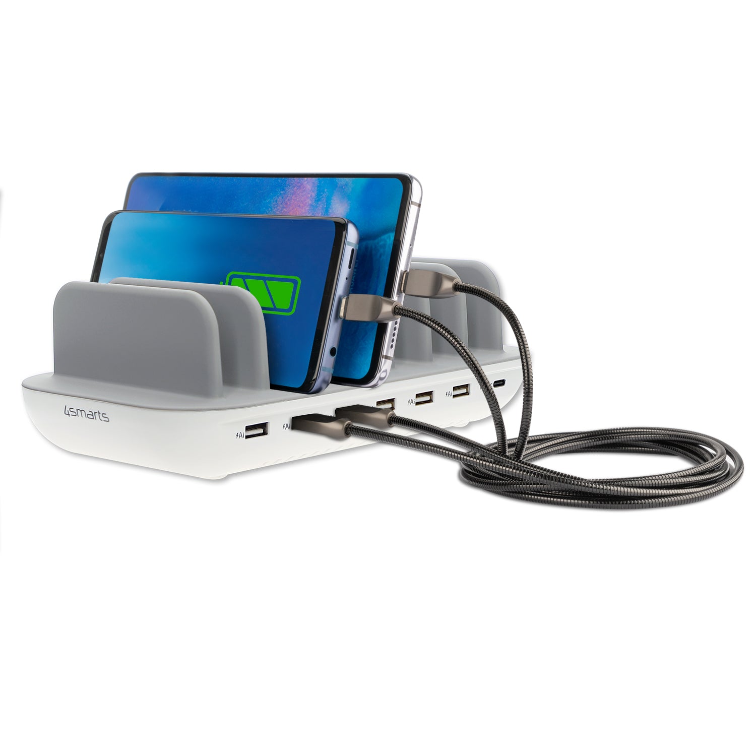 Charging Station Office 7 devices USB Ports Charger 60W White - 7Pandas Australia